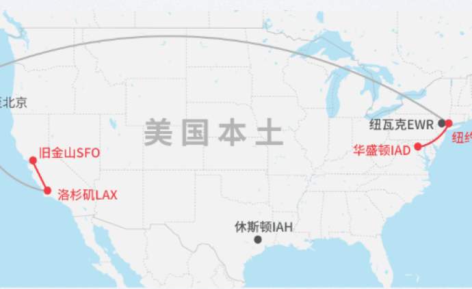 中國國航發(fā)布中美航線(xiàn)結構及航班調整公告